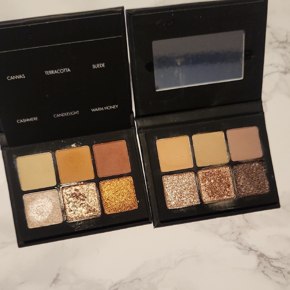 Lorac mini pro palettes shimmering and sparkling